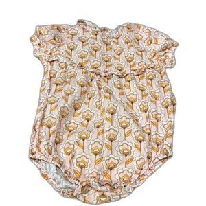 Kokori Romper One Piece Baby Size 18-24 mths bubble romper pink floral retro